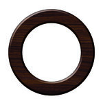Numéro 0-Numéro adhésif pour boîtes aux lettres - Résine de 3 mm, hauteur environ 50 mm - Taurus (chêne foncé)