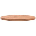 vidaXL Dessus de table Ø50x2 5 cm rond bois massif de hêtre