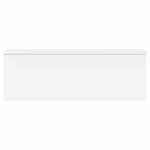 vidaXL Boîte de rangement blanc 102x35x35 cm bois d'ingénierie