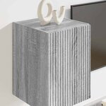 vidaXL Meuble TV mural Gris Sonoma 30 x 31 x 40 cm Bois d'ingénierie