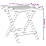 vidaXL Chaises longues lot de 2 avec table rouge bois massif d'acacia