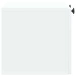vidaXL Meuble TV mural Blanc 59 5 x 31 x 30 cm Bois d'ingénierie