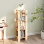 vidaXL Bibliothèque/Séparateur de pièce 41x35x125 cm pin massif