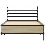 vidaXL Cadre de lit sans matelas chêne sonoma 90x190 cm