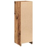 vidaXL Armoire de salle de bain vieux bois 30x30x95 cm bois ingénierie