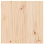 vidaXL Dessus de table 40x40x1 7 cm carré bois de pin massif
