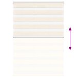 vidaXL Store zèbre beige marbré largeur du tissu 100 9 cm polyester