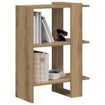 vidaXL Étagère Chêne artisanal 52 x 25 x 71 5 cm Bois d'ingénierie