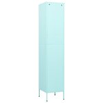 vidaXL Armoire à casiers Vert menthe 35x46x180 cm Acier