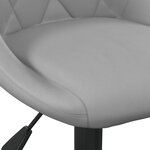 Chaise fauteuil siège de bureau informatique étude clairvelours gris 02_0024024