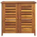 vidaXL Armoire de jardin Naturel 75 x 35 x 70cm Bois d'Acacia Massif