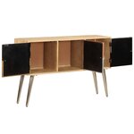 vidaXL Buffet 120x30x75 cm bois de manguier massif