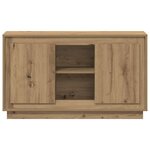 vidaXL Buffet chêne artisanal 102x35x60 cm bois d'ingénierie