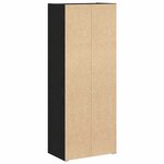vidaXL Bibliothèque chêne noir 40x24x102 cm bois d'ingénierie