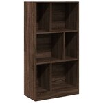 vidaXL Bibliothèque chêne marron 57x28 5x107 5 cm bois d'ingénierie