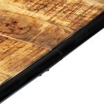 vidaXL Table de salle à manger 180x90x76 cm Bois de manguier brut
