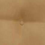 vidaXL Coussin de Dos Marron 45 x 24 x 50 cm Velours