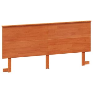 vidaXL Tête de lit cire marron 180 cm bois massif de pin