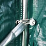 vidaXL Tente de garage PVC 2 4x3 6 m Vert