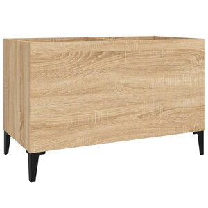 vidaXL Armoire à disques chêne sonoma 74 5x38x48 cm bois d'ingénierie