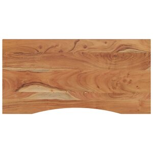 vidaXL Dessus de bureau 110x60x2 5 cm rectangulaire bois massif acacia