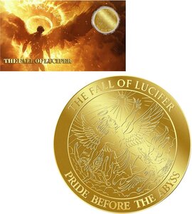 Pièce de monnaie en Or 12 Dollars g 0.031 (1/1000 oz) Millésime 2026 FALL OF LUCIFER 1/1000