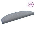 vidaXL Tapis d'escalier auto-adhésifs 15 pièces 80 x 24 5 x 3 5 cm