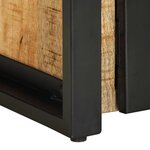 vidaXL Table basse 90x50x36 cm bois de manguier massif brut