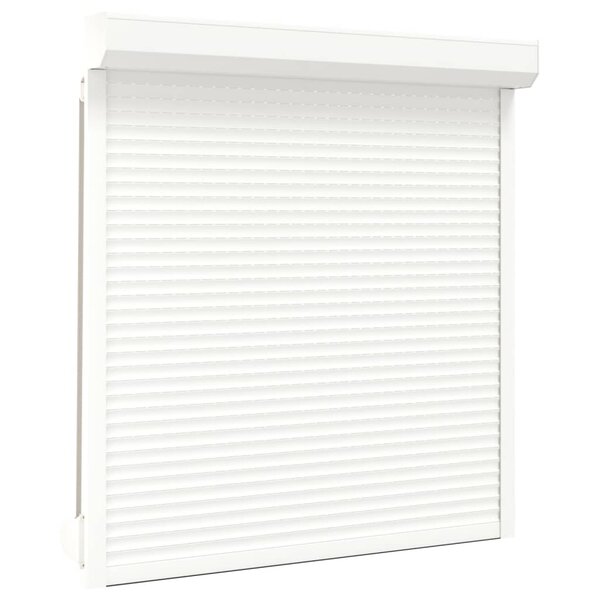 vidaXL Volet roulant aluminium 140x150 cm blanc