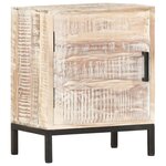 vidaXL Table de chevet 40 x 30 x 50 cm Bois d'acacia massif