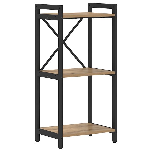 vidaXL Bibliothèque chêne artisanal 40 x 30 x 83 cm Bois d'ingénierie
