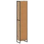 vidaXL Bibliothèque Chêne artisan 80 x 30 x 155 cm Bois d'ingénierie