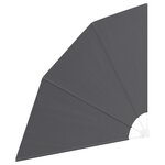 vidaXL Écran de confidentialité pour balcon Noir 160 x 160 cm tissu