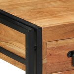 vidaXL Cabinet de chevet Marron 40 x 40 x 50 cm Bois d'acacia massif