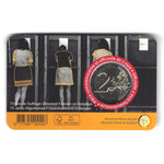 2 euros Belgique 2023 - Suffrage Universel des Femmes coincard version flamand.