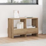 vidaXL Étagère à magazines Chêne artisanal 68 5 x 30 x 45 cm