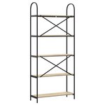 vidaXL Étagère Chêne sonoma 80 x 30 x 183 cm Bois d'ingénierie