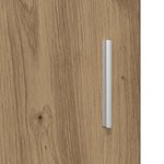 vidaXL Buffet chêne artisanal 40 x 80 x 75 cm Bois d'ingénierie