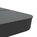 vidaXL Ensemble de base de parasol pour parasols à pied croisé 4Pièces PP