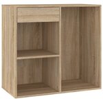 vidaXL Armoire cosmétique Chêne sonoma 80x40x75 cm Bois d'ingénierie