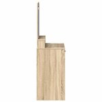 vidaXL Coiffeuse Chêne Sonoma 50 x 41 x 140 cm Bois d'ingénierie
