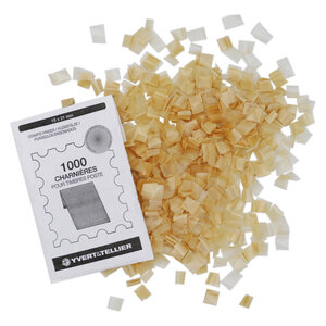 Charnières pour timbres poste paquet de 1000.