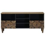 vidaXL Meuble TV Marron 100 x 33 5 x 46 cm Bois de mangue massif