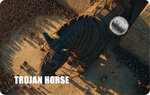 Monnaie TROJAN HORSE 1/500 Oz Platine 25$ Liberia 2026 (PRÉCOMMANDE)