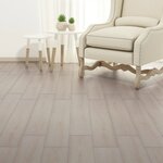 vidaXL Dalles de plancher PVC autoadhésif blanc chêne classique