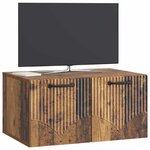 vidaXL Meuble TV mural Bois ancien 59 5 x 41 x 30 cm Bois d'ingénierie