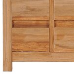 vidaXL Meuble TV 115 x 30 x 40 cm bois de teck massif