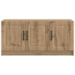 vidaXL Meuble TV 99 x 34 5 x 47 cm Chêne artisanal Bois d'ingénierie