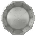 vidaXL Jardinière Argent 60 x 60 x 50 cm Acier galvanisé