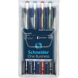 Roller à encre One Business 06 Pochette 4 assorti SCHNEIDER